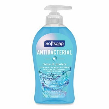 COLGATE-PALMOLIVE Antibacterial Hand Soap, Clean & Protect, Cool Splash, 11.25 Oz Pump Bottle 98537EA